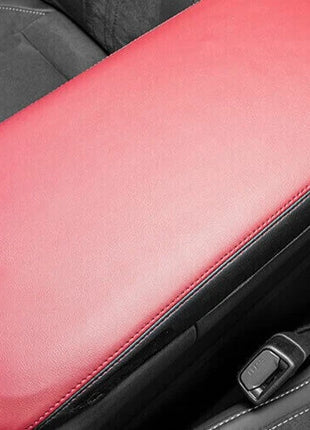 Central Console Storage Box Cover Trim For Lexus NX250 350 2022-2023 Red Leather