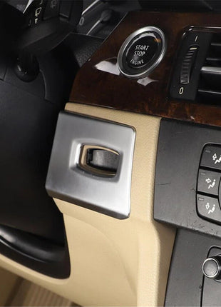 Silver Abs Key Hole Ignition Switch Cover For Bmw 3 Series E90 E92 E93 2005-2012