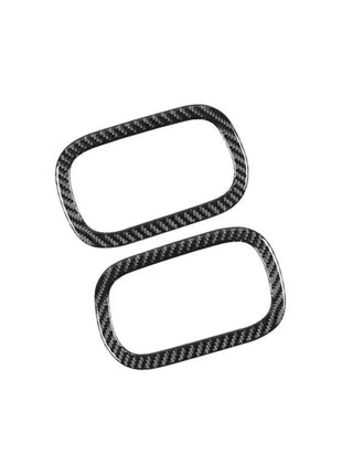 2pcs Left-right Air Vents Trim Cover Carbon Fiber For Nissan Quest 2004-2006