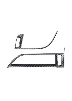 For Lexus ES250 300h 350 19-22 Carbon Fiber L&R AC Air Outlet Vent Frame Trim 2P