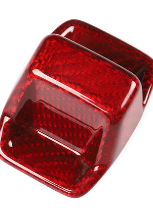 For AUDI A3 S3 RS3 2022-2024 Red Real Carbon Fiber Gear Lever Shift Knob Cover