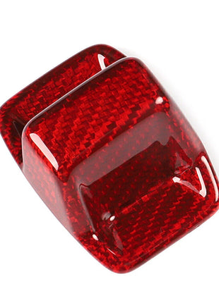 For AUDI A3 S3 RS3 2022-2024 Red Real Carbon Fiber Gear Lever Shift Knob Cover