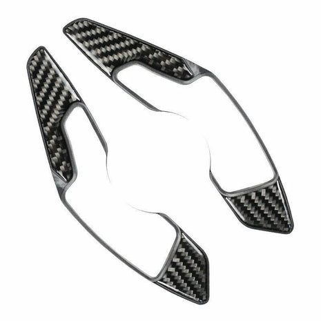Steering Wheel Shift Paddle Trim For Lexus IS300 350 2014-2019 Real Carbon Fiber