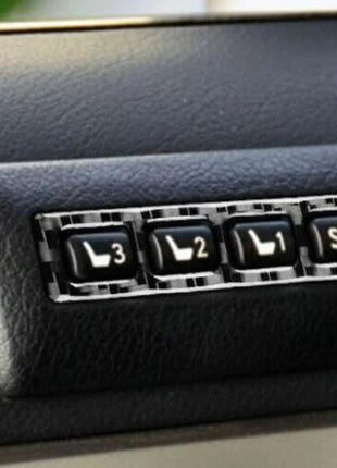 Seat Memory Button Switch Cover Trim For Lexus CT200h 11-2013 Real Carbon Fiber