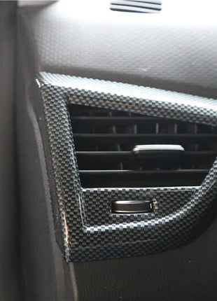 For Hyundai Veloster 11-16 Carbon Fiber Inner L&r Ac Air Outlet Vent Cover Trim