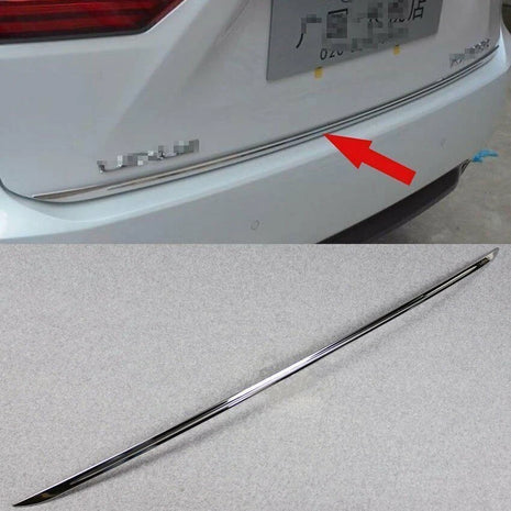 For Lexus RX350 450H 2016-2022 Silver Steel Rear Tail Trunk lid Strip Cover Trim