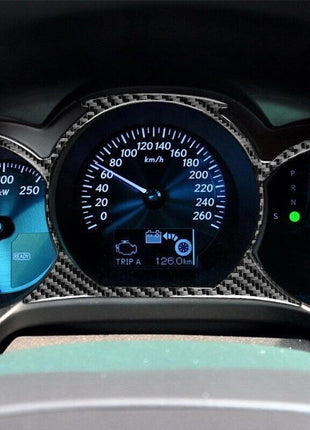 Carbon Fiber Dashboard Speedometer Frame Cover Trim fit for 2006-2011 Lexus GS