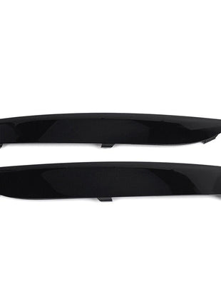 For Bmw 7 Series F01 F02 F03 F04 Glossy Black Front Bumper Grille Molding Trim