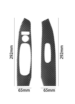 Carbon Fiber Front Door Window Control Panel Cover For Nissan Altima 2019-2022