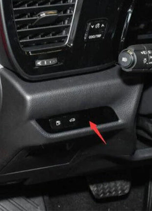 For Lexus NX250 350 2022-23 Carbon Fiber Style Fuel Tank Switch Panel Cover Trim
