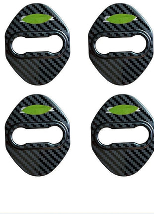 Door Lock protection cover trim 4pcs carbon fiber For Ford Focus ST RS 2019-2020