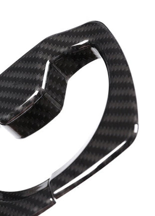 Carbon Abs Front Seat Belt Safty Buckle Cover For Bmw 3 4 Series F30 F34 2013-19