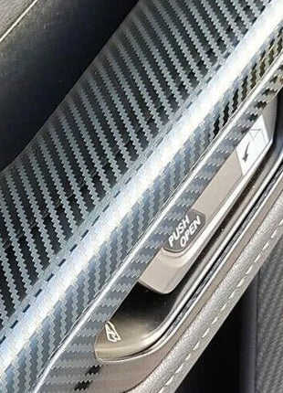 For Lexus NX250 350 2022-2023 Carbon Fiber Steel Inner Door Handle Frame Molding
