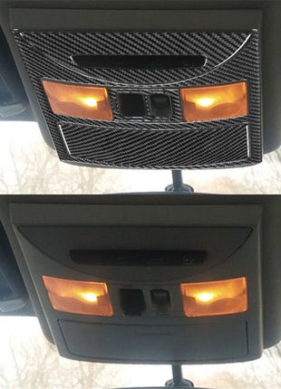 4Pcs Car Ceiling Light Trim Cover Type A Carbon Fiber For Nissan Quest 2004-2006