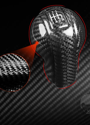 4Pcs For Nissan 350Z Z33 03-09 Real Carbon Fiber Interior Gear Shift Knob Cover