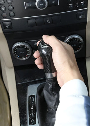 For Benz G Class W463 2009-2011 Dry Carbon Fiber Car Gear Shift Knob Cover Trim
