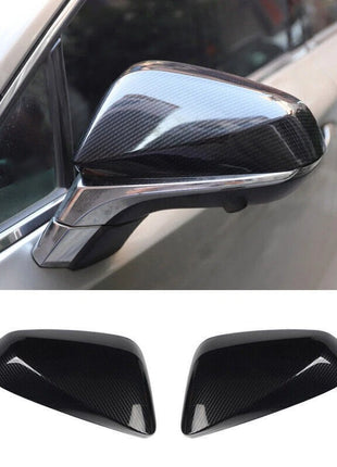 2P ABS Carbon Fiber Rear View Side Mirror Cover Trim For Lexus NX200t 300h 15-21