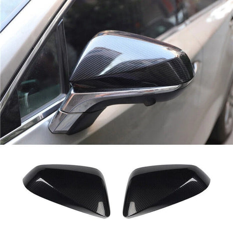 2P ABS Carbon Fiber Rear View Side Mirror Cover Trim For Lexus NX200t 300h 15-21
