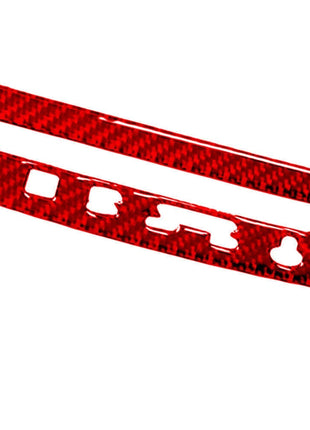 Red Carbon Fiber Central CD & A/C Panel Trim For Lexus RC300 350 200T 2015-2020