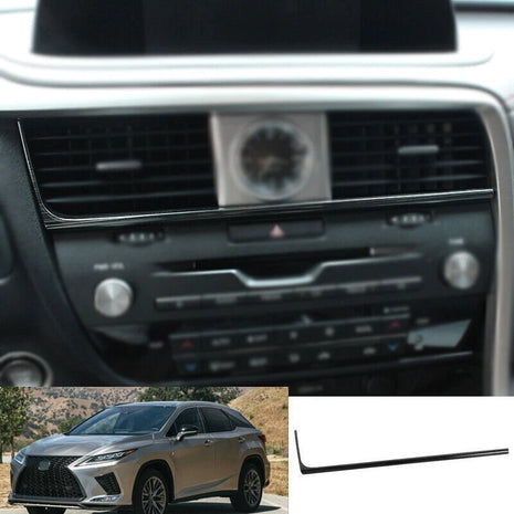 Black Titanium Console Air Outlet Vent Frame Tim For Lexus RX350 450h 2016-2022