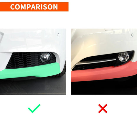 Real Carbon Fiber Front Bumper Spoiler Vent Cover For BMW 3 Series E90 2009-2013
