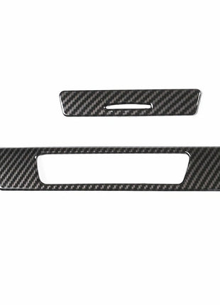 3*carbon Fiber Abs Co-pilot Cup Holder Trim For Bmw 3 Series E90 E92 E93 2005-12