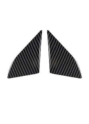 2x Carbon Fiber Front Door Triangle Cover Trim For Nissan Altima 2013-2015 Typeb
