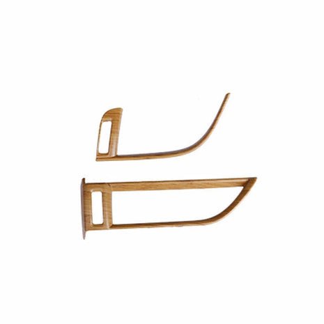 Left And Right Air Outlet Vent Trim For Lexus ES250 300h 350 2019-2023 Dark Wood