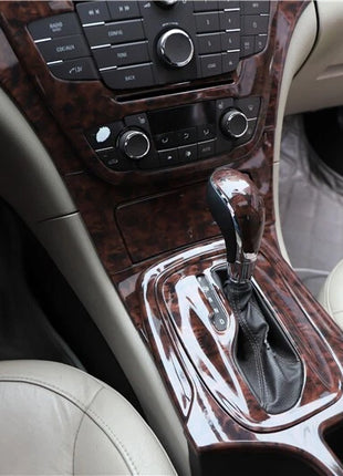Fit For Buick Regal 2009-2013 Peach Wood Inner Gear Shift Panel Decor Cover Trim