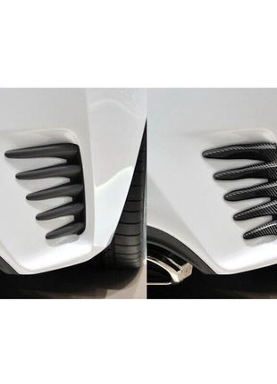 Carbon Fiber Rear Bumper Side Air Vent Splitter Cover Trim for Lexus RC 15-18