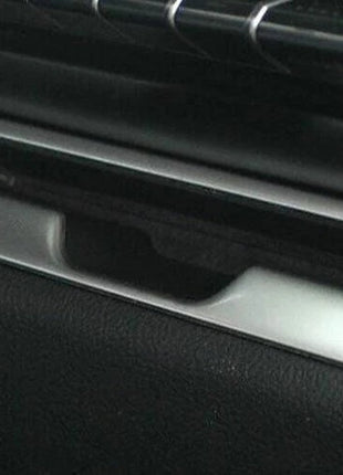 Console CD Button Control Frame Trim For Lexus UX200 250h 2019-2023 Silver Steel