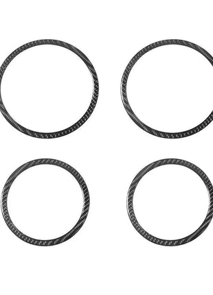 4Pcs Carbon Fiber Interior Door Speaker Cover Trim For Lexus RX300 1998-2003