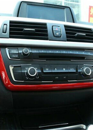 Red Abs Central Control Cd Trim For Bmw 3 /4 Series F30/34 3gt M3 M4 F82 2013-19