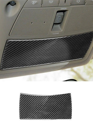 Carbon Fiber Front  Reading Light Panel Cover Trim For Nissan Rogue 2014-2016