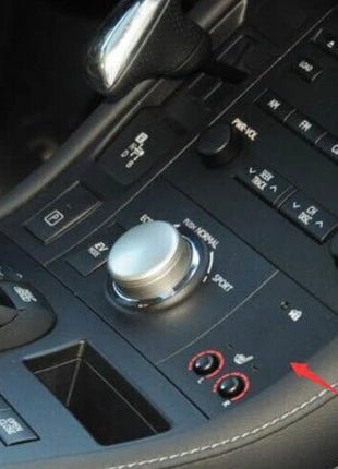 Console Driving Mode Button Ring Trim For Lexus CT200h 11-2013 Real Carbon Fiber