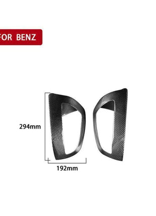 Real Carbon Fiber For BENZ W204 C-CLASS C63 C300 C350 06-2009 Mirror Cover Caps