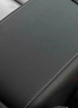 For Lexus Rx350 450h 2016-22 Black Leather Inner Console Armrest Box Pad Trim
