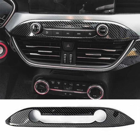For Ford Focus ST RS Steel Carbon 1PCS Volume Switch Button Cover Trim 2019-2020
