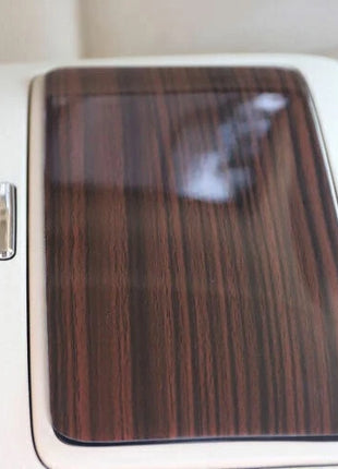 Rear Drinking Glass Panel Cover Trim For Lexus RX350 450h 2009-2015 Wood Grain