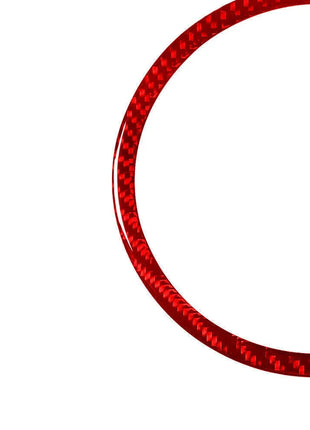 2Pcs Red Carbon Fiber Front Door Speaker Cover Trim For Lexus RX300 1998-2003