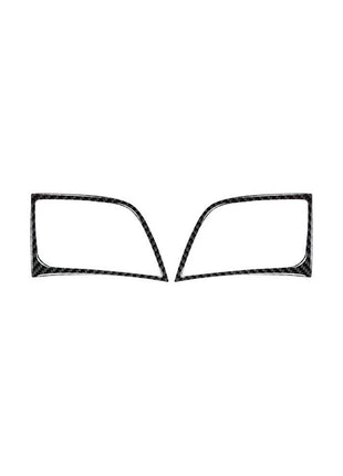 Carbon Fiber Dashboard Vent Outlet Outer Frame Trim For Nissan Sentra 2013-2019