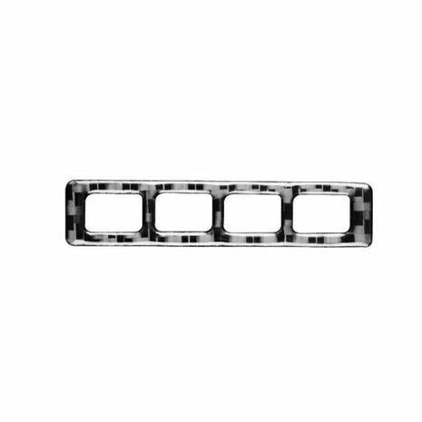 Seat Memory Button Switch Cover Trim For Lexus CT200h 11-2013 Real Carbon Fiber