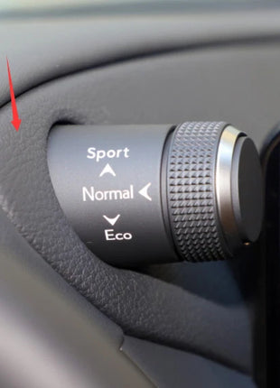 Console Driving Mode Button Ring For Lexus ES250 300h 350 2019-2023 Black Steel