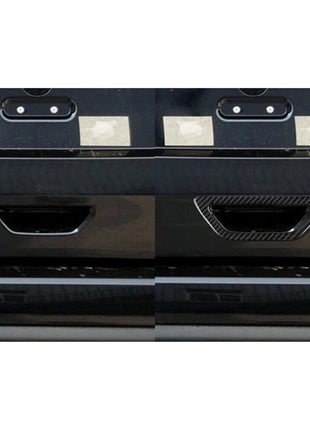 Carbon Fiber Rear Trunk Handle Frame Cover Trim For Nissan Rogue 2014-2016