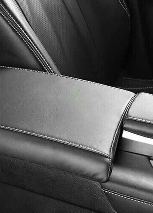For Lexus Rx350 450h 2016-22 Black Leather Inner Console Armrest Box Pad Trim