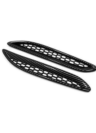 ABS Carbon Fiber Rear Bumper Air Vent Out Cover Trim For 22-23 Lexus NX 250 350