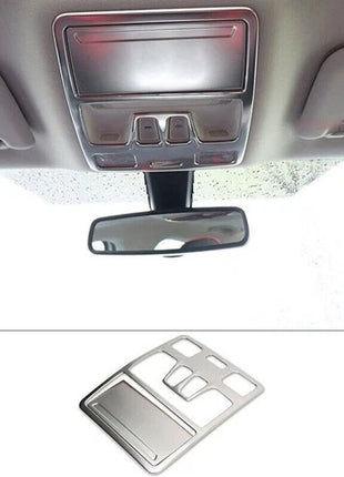 Cover trim Silver titanium 2PCS For Ford Focus ST RS 2019-20 front reading light