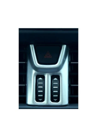 For Ford Focus ST RS 19-20 ABS Matte Silver Central Console Air Outlet Vent Trim