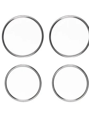 Inner Door Horn Frame Cover Trim 4PCS For Lexus RX350 450h 2016-19 Chrome Steel