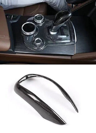 For Alfa Romeo Giulia Stelvio Real Carbon Fiber Car Gear Shift Head Cover